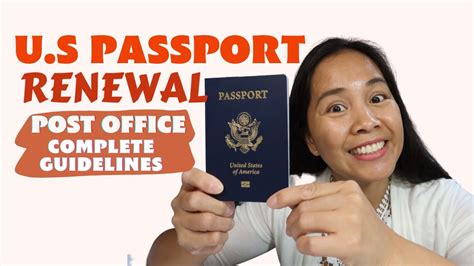 how to renew passport after it expires.